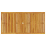 Garden Dining Set 9 pcs Brown Solid acacia wood