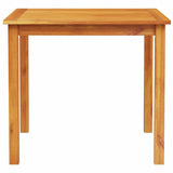 Garden Dining Set 5 pcs Brown Solid Acacia Wood