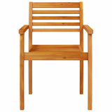 Garden Dining Set 5 pcs Brown Solid acacia wood