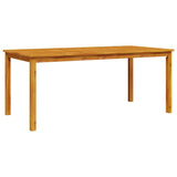 Garden Dining Set 9 pcs Brown Solid acacia wood