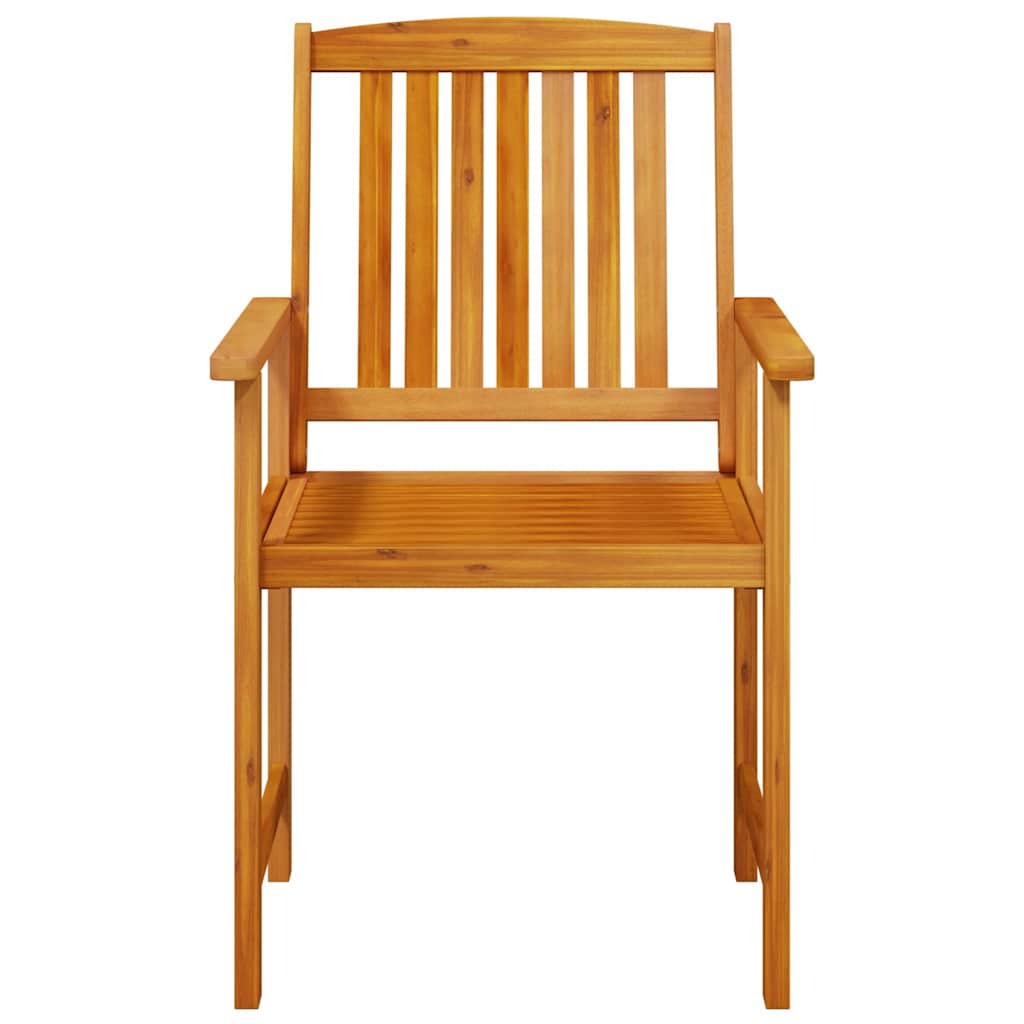 Garden Dining Set 5 pcs Brown Solid Acacia Wood