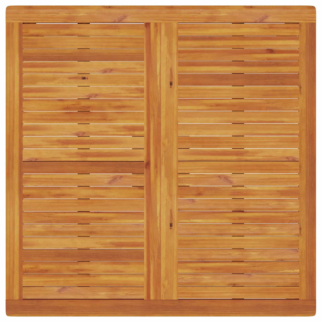 Garden Dining Set 5 pcs Brown Solid Acacia Wood