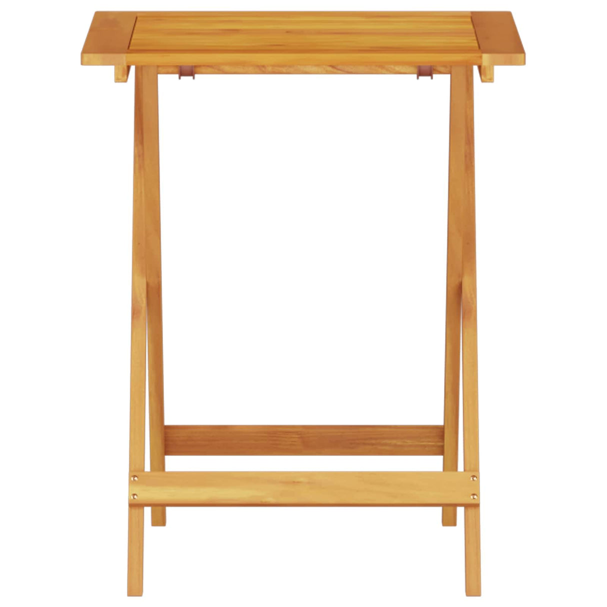 Folding Bistro Set Folding 3 pcs Brown Solid Acacia Wood