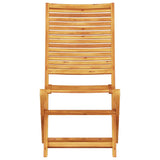 Folding Bistro Set Folding 3 pcs Brown Solid Acacia Wood