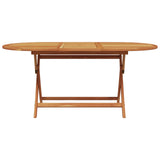 Garden Dining Set Folding 7 pcs Grey Solid Acacia Wood