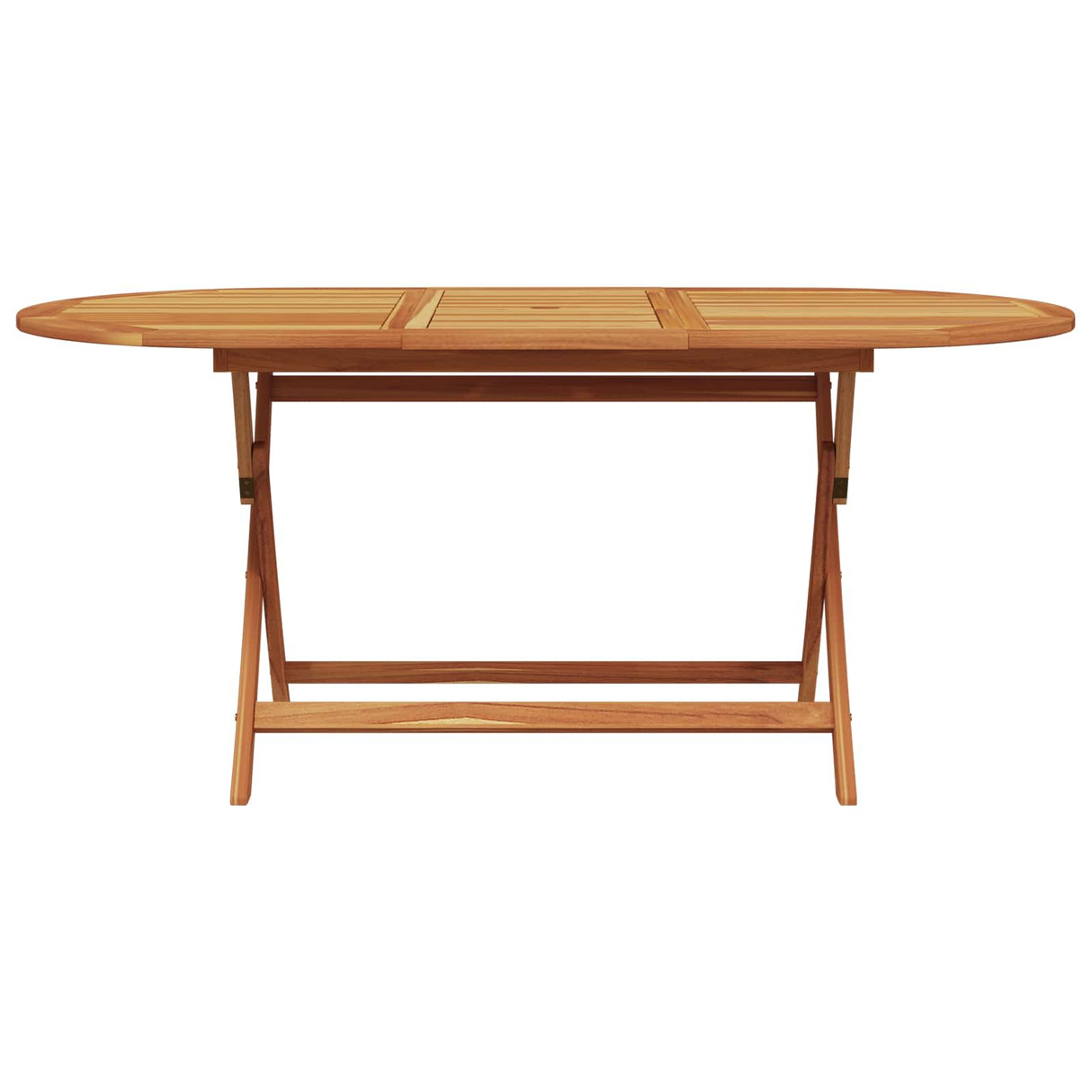 Garden Dining Set Folding 5 pcs Beige Solid Acacia Wood