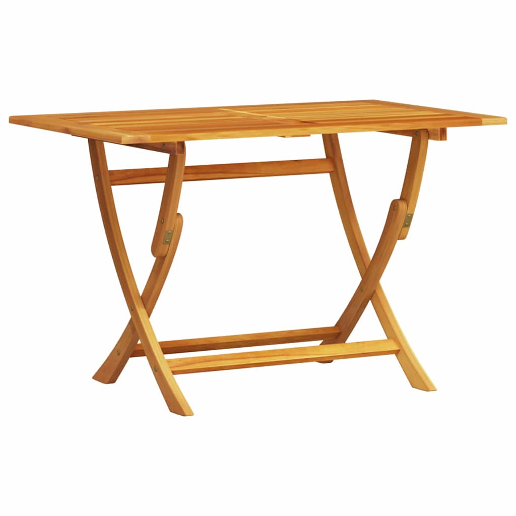 Garden Dining Set Folding 5 pcs Brown Solid acacia wood