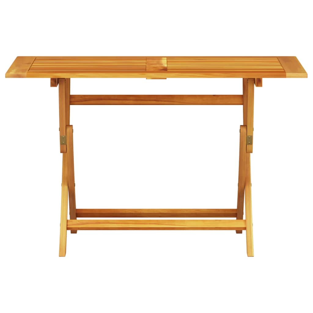 Garden Dining Set Folding 7 pcs Brown Solid acacia wood
