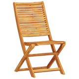 Garden Dining Set Folding 9 pcs Brown Solid acacia wood