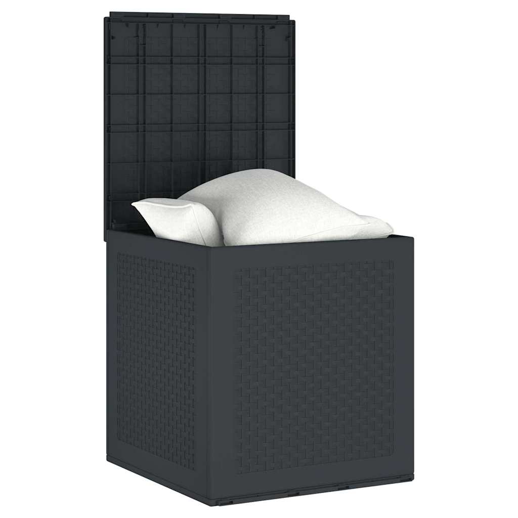Garden Storage Box Anthracite 55 x 53 x 57 cm Polypropylene