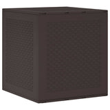 Garden Storage Box Brown 55 x 53 x 57 cm Polypropylene