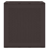Garden Storage Box Brown 55 x 53 x 57 cm Polypropylene