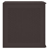 Garden Storage Box Brown 55 x 53 x 57 cm Polypropylene