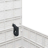 Garden Storage Box White 55 x 53 x 57 cm Polypropylene