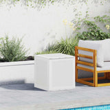 Garden Storage Box White 55 x 53 x 57 cm Polypropylene