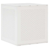 Garden Storage Box White 55 x 53 x 57 cm Polypropylene
