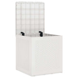 Garden Storage Box White 55 x 53 x 57 cm Polypropylene