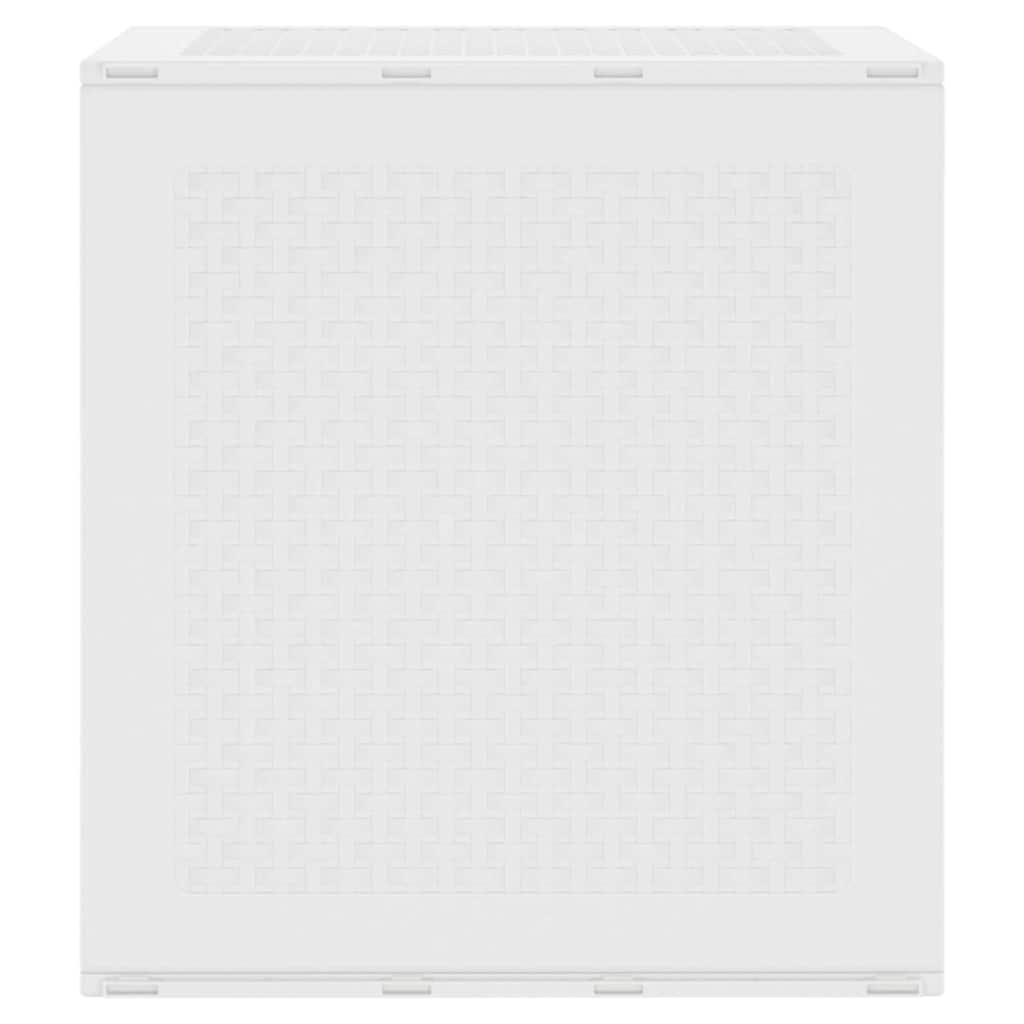 Garden Storage Box White 55 x 53 x 57 cm Polypropylene