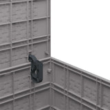 Storage Box Light Grey 55 x 53 x 57 cm Polypropylene