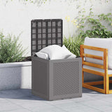 Garden Storage Box Light Grey 55 x 53 x 57 cm Polypropylene