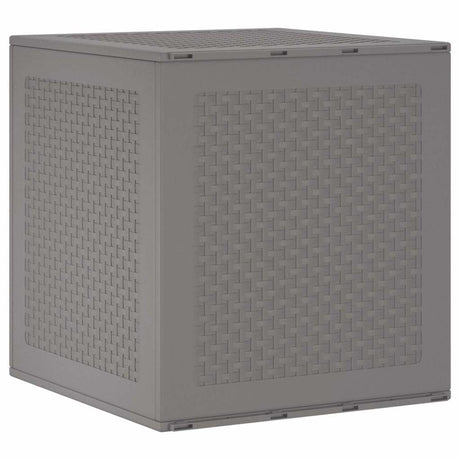 Garden Storage Box Light Grey 55 x 53 x 57 cm Polypropylene
