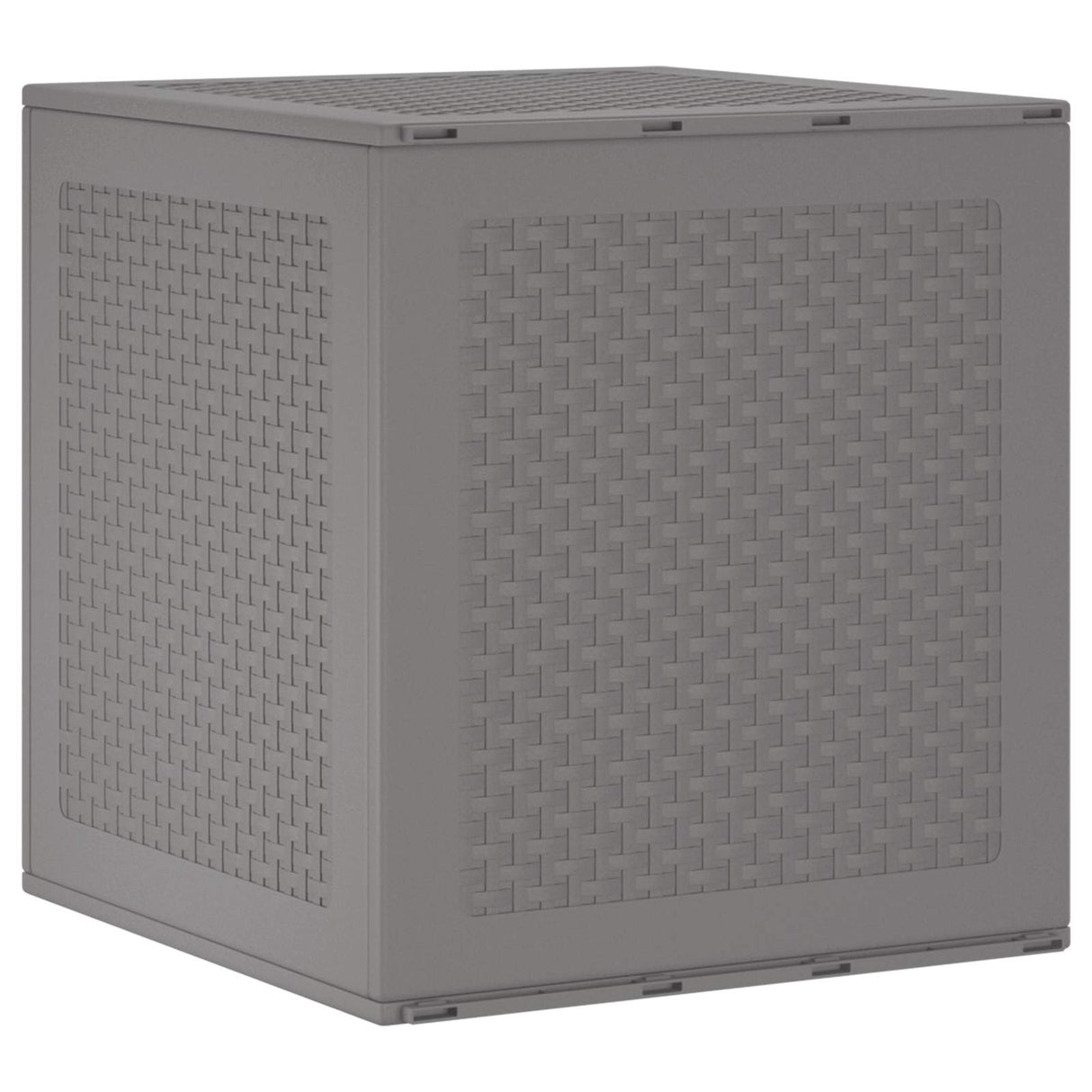 Storage Box Light Grey 55 x 53 x 57 cm Polypropylene