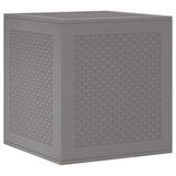 Garden Storage Box Light Grey 55 x 53 x 57 cm Polypropylene
