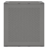 Garden Storage Box Light Grey 55 x 53 x 57 cm Polypropylene