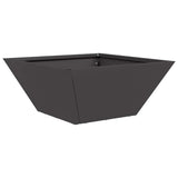 Garden Bowl Planter Black 35 x 35 x 15 cm Steel