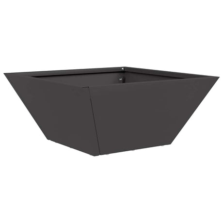 Garden Bowl Planter Black 35 x 35 x 15 cm Steel