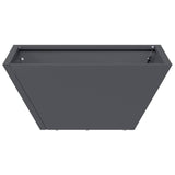 Garden Bowl Planter Anthracite 35 x 35 x 15 cm Steel