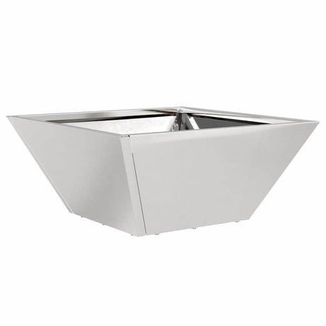 Garden Bowl Planter Silver 35 x 35 x 15 cm Stainless steel