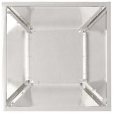 Garden Bowl Planter Silver 35 x 35 x 15 cm Stainless steel