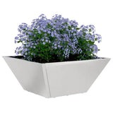 Garden Bowl Planter 5 pcs Silver 35 x 35 x 15 cm