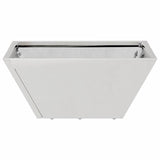 Garden Bowl Planter 5 pcs Silver 35 x 35 x 15 cm