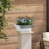 Garden Bowl Planter Silver 35 x 35 x 15 cm Galvanised steel