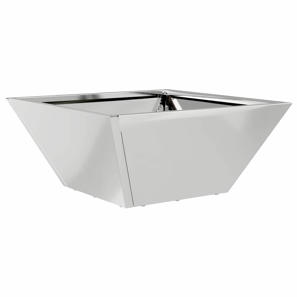 Garden Bowl Planter Silver 35 x 35 x 15 cm Galvanised steel