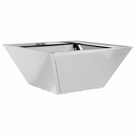 Garden Bowl Planter Silver 35 x 35 x 15 cm Galvanised steel