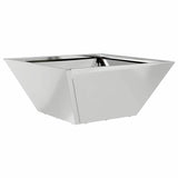 Garden Bowl Planter 5 pcs Silver 35 x 35 x 15 cm
