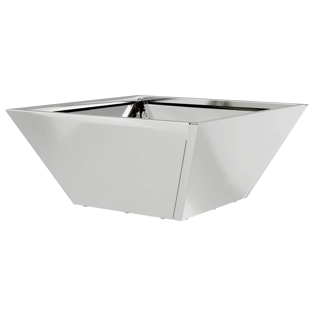 Garden Bowl Planter 5 pcs Silver 35 x 35 x 15 cm