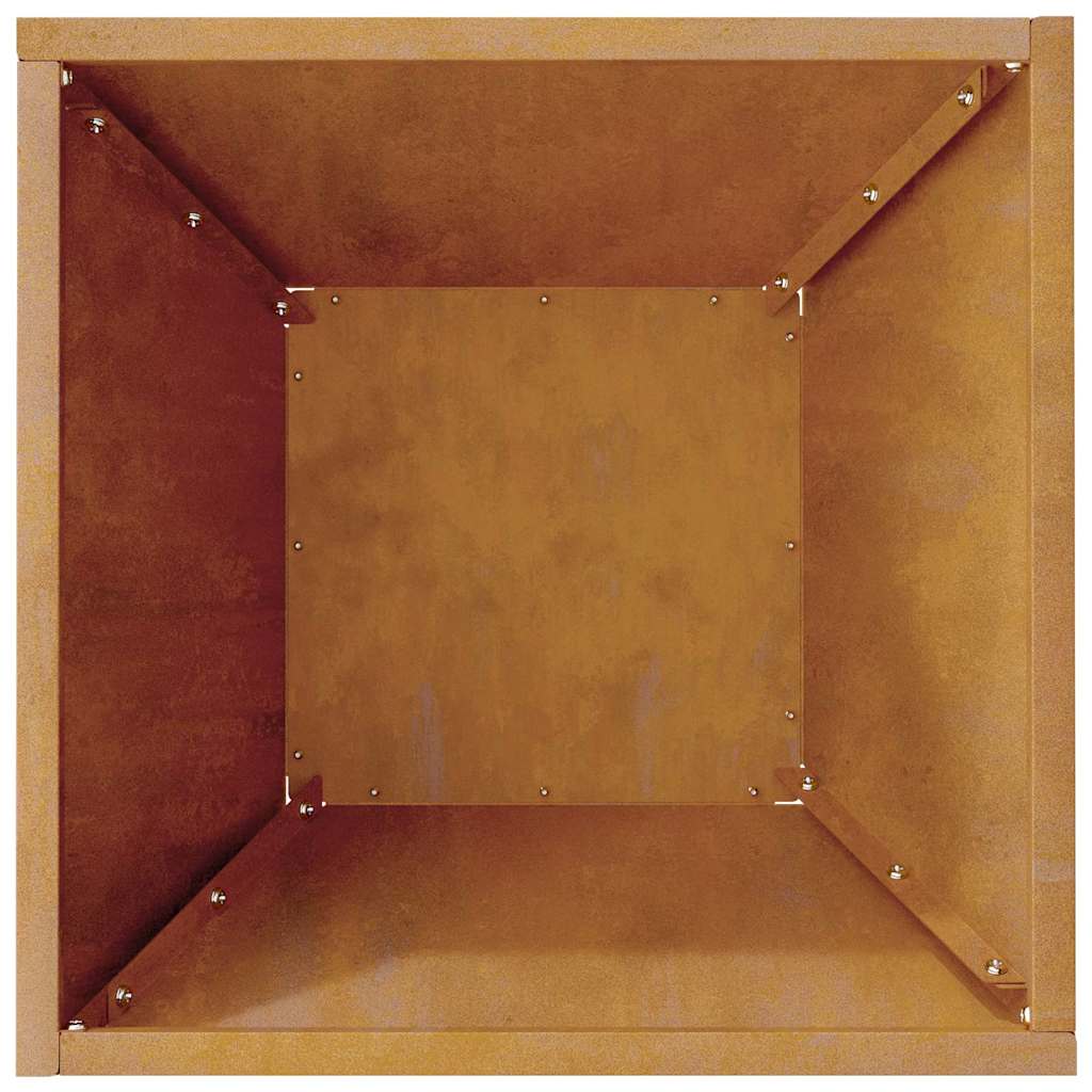 Garden Bowl Planter 5 pcs Rusty 35 x 35 x 15 cm