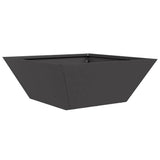 Garden Bowl Planter 5 pcs Black 40 x 40 x 15 cm Steel