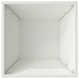 Garden Bowl Planter White 40 x 40 x 15 cm Steel