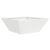 Garden Bowl Planter 5 pcs White 40 x 40 x 15 cm Steel