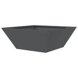 Garden Bowl Planter 5 pcs Anthracite 40 x 40 x 15 cm Steel