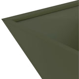 Garden Bowl Planter Olive green 40 x 40 x 15 cm Steel
