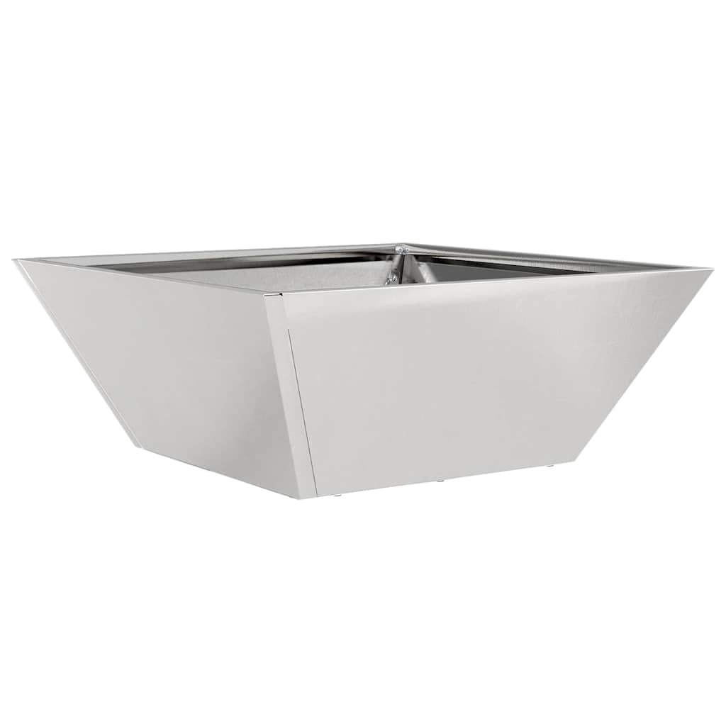 Garden Bowl Planter Silver 40 x 40 x 15 cm Stainless steel