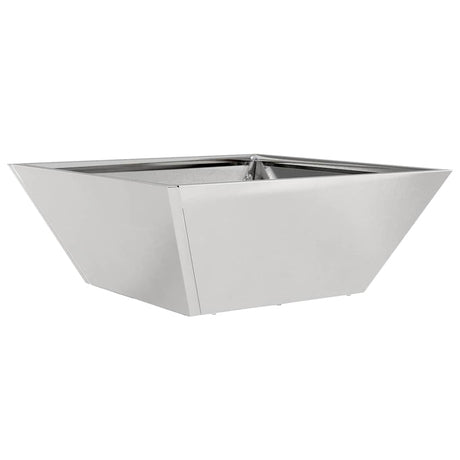 Garden Bowl Planter Silver 40 x 40 x 15 cm Stainless steel