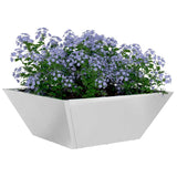 Garden Bowl Planter Silver 40 x 40 x 15 cm Stainless steel