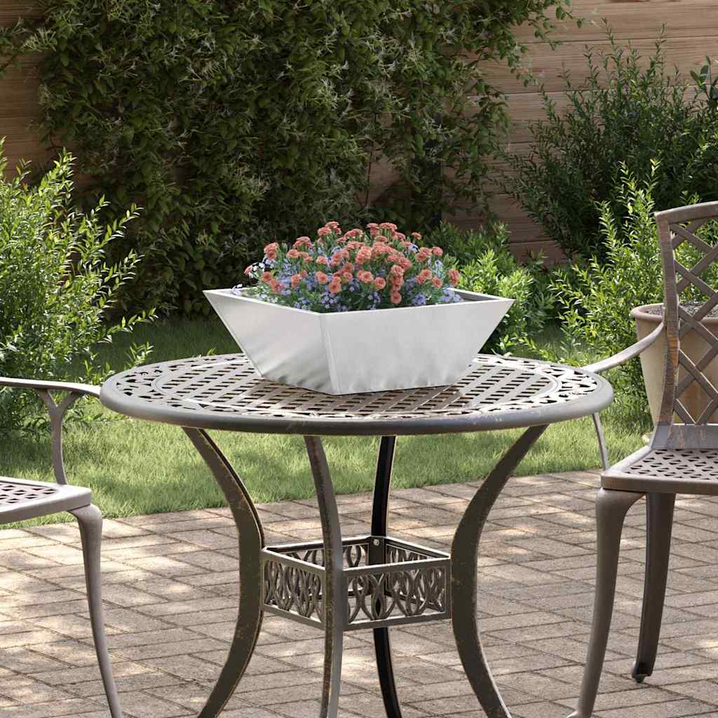 Garden Bowl Planter 5 pcs Silver 40 x 40 x 15 cm